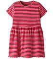 Name It Dress - Rib - Nmfvemma - Rapture Rose/Jalapeno
