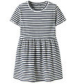 Name It Jurk - Rib - NmfVemma - Bright White/Blue
