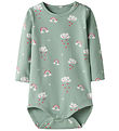 Name It Bodysuit l/s - NbfVandora - Jadeite/Cloud