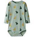 Name It Bodysuit l/s - NbmVroels - Jadeite/Pear