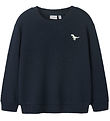 Name It Sweatshirt - NmmVallen - Navy Blazer/Green Dino