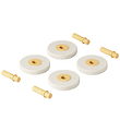 MODU 4x Foam Wheels - 4-Pack - Sand Grey/Honey Yellow