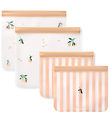 Liewood Matpåsar - 4-pack - Peach/Sea Shell