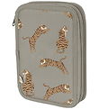 Konges Sløjd Pencil Case w. Contents - Clover - Tiger Oak