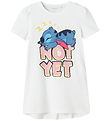 Name It Nightdress - NmfAsta - Stitch - Bright White