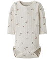 Name It Bodysuit l/s - NbfLower - Peyote Melange