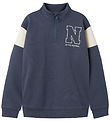 Name It Blouse - NkmDenno - Half Zip - Ombre Blue