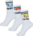 Name It Socks - 3-Pack - Pokémon - NkmMilton - Bright White/3P