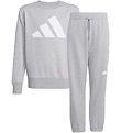 adidas Performance Sweat Set - J BL Jog - Mgreyh/White