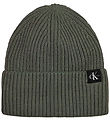 Calvin Klein Beanie - Knitted - Monogram - Thyme green