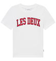 Les Deux Stuttermabolur - Aidan - Hvítur M. Lógó
