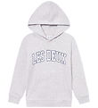 Les Deux Kapuzenpullover - Aidan - Snow Melange m. Logo