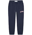 Les Deux Sweatpants - Aidan - Dark Navy Blue w. Logo