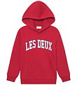 Les Deux Kapuzenpullover - Aidan - Scarlet Sage m. Logo