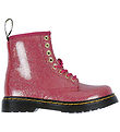Dr. Martens Boots - 1460 J - Nebula Glitter - Fuchsia/Silver
