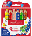 Faber-Castell Colouring Pencils - XXL Jumbo Grip + Tips - 6 pcs
