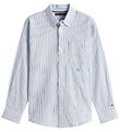 Tommy Hilfiger Hemd - Multi Stripe - Luftig Blue