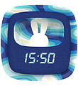 Mobility on Board Alarm Clock w. Light - Billy Clock - Blue Wave