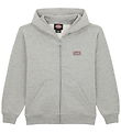 Dickies Cardigan - Oakport - Heather Gray w. Logo
