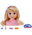 Baby Born Makeup head w. Accessories - Carla