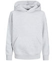 Jack & Jones Hoodie - JjEurban - White Melange