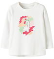 Name It Blouse - NmfVix - Bright White/Cool Dino