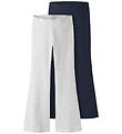 Name It Hosen - NkfVivii - 2er-Pack - Light Grey Melange/Navy Bl