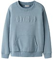 Name It Collegegenser - NkmVanoa - Dusty Blue/Åpenbart