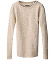 Molo Blouse - - Wool - Rihanna - Oatmeal Melange