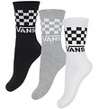 Vans Socks - 3-Pack - Classic+ - Black/White/Grey Melange