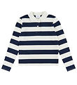Grunt Poloshirt - GrAnte - Navy/Wit Gestreept