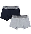Petit Bateau Boxers - 2-Pack - Navy/Grey Melange