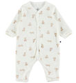 Petit Bateau Nightsuit - Marshmallow/Brown