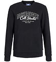 Jack & Jones Sweatshirt - JjMakoto - Black/BIG Print