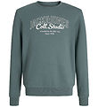 Jack & Jones Peysa - JjMakoto - Stormviðri/BIG Prentað