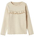 Name It Blússa - Rib - NmfLalla - Peyote blanda M. Mynsturprjón