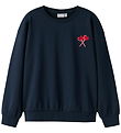 Name It Sweatshirt - NkfVanita - Navy Blazer/Zwei Hearts