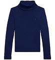 Polo Ralph Lauren Blouse w. Turtleneck - Newport Navy