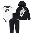Nike Set - Cardigan/Sweatpants/Bodysuit s/s - Black