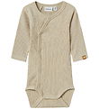 Name It Bodysuit l/s - Rib - NbnLille - Peyote