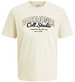 Jack & Jones T-shirt - JjMakoyo - Antique White/BIG Print