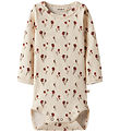 Lil' Atelier Bodysuit l/s - Rib - Slim - BbfLavo - Turtledove