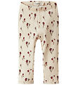 Lil' Atelier Leggings - Rib - NbfLavo - Turtledove