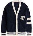 Tommy Hilfiger Cardigan - Knitted - Varsity Graphic - Dark Night