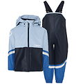 Didriksons Rainwear w. Suspenders - Waterman - Navy