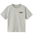 Name It T-Shirt - NkfLonnie - Hellgrau-Meliert m. Print