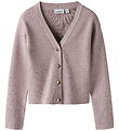 Name It Cardigan - Strick - Rib - NkfLarenlise - Brüniert Lilac