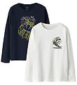 Name It Bluse - NkmVux - 2er-Pack - Navy Blazer/Bright White/Ska