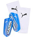 Puma Shin Pads - Ultra Light Sleeve - Ultra Blue/Puma White/Glo