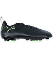 Puma Fótboltaskór - Framtíð 8 Play FG/AG Jr - Black/Fizzy Light